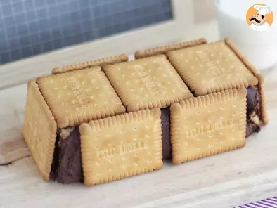 Receta Tarta bloque de galletas y chocolate
